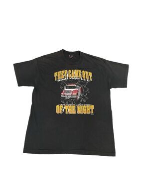 Vintage 1993 Fire fighter graphic single stitch T-shirt